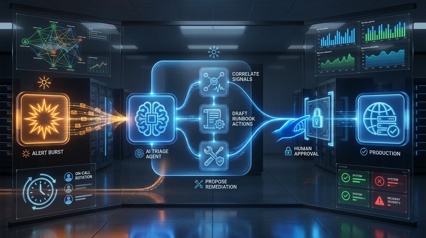 AI Agents for SRE: From Alert Triage to Supervised Remediation