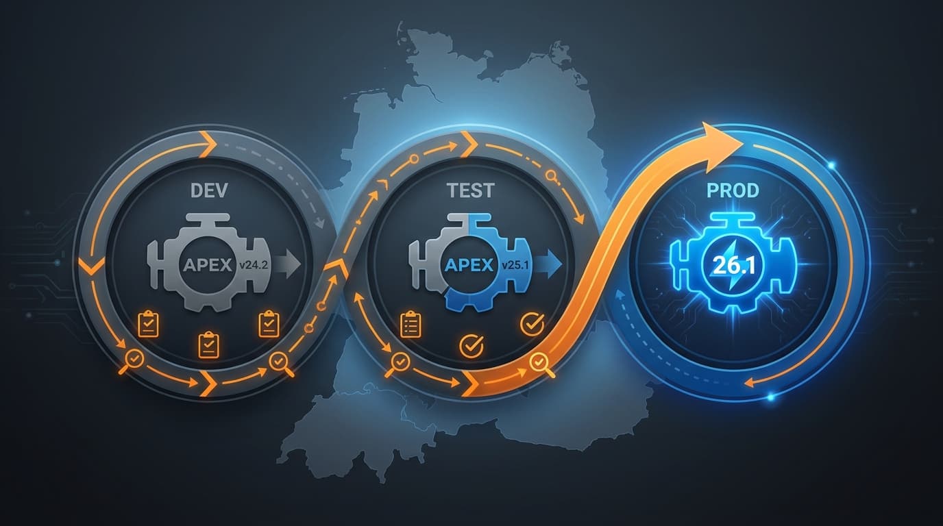 Upgrade auf APEX 26.1: ein pragmatischer Weg für DACH-Unternehmen