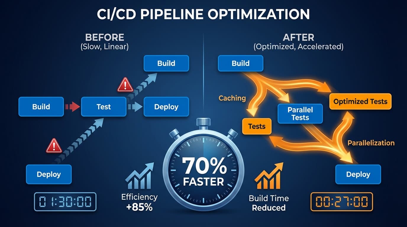 Your CI/CD Pipeline Is Too Slow: How to Cut Build Times by 70%