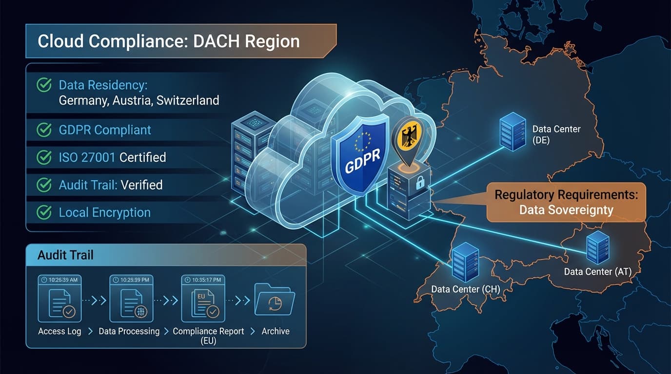 Cloud Compliance in DACH: What GDPR, NIS2, and DORA Mean for Your Architecture