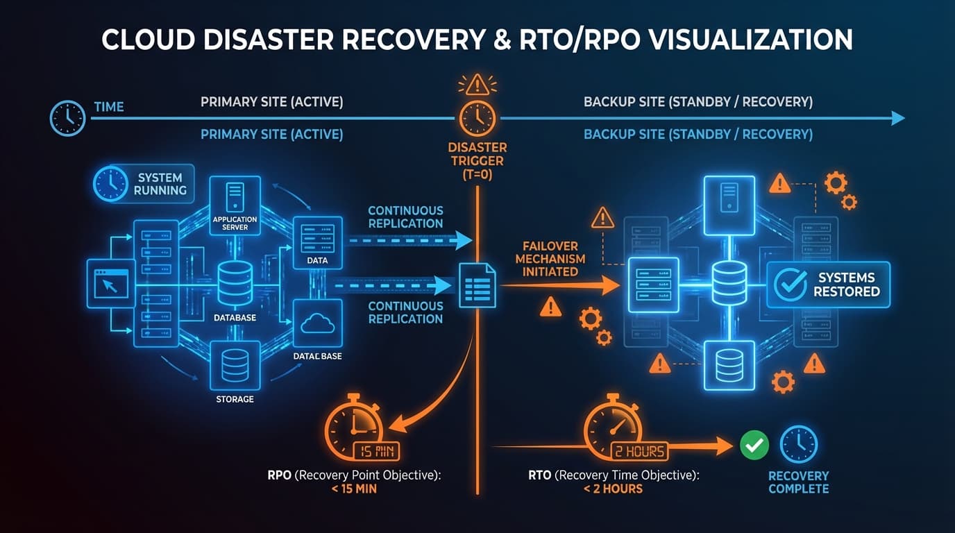 Cloud Disaster Recovery: RTO and RPO Planning That Actually Works