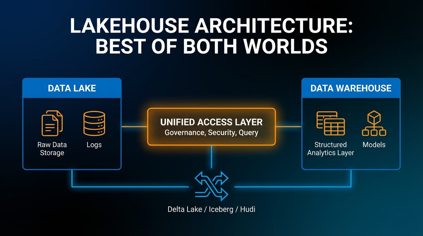 Die Lakehouse-Architektur: Das Beste aus Lakes und Warehouses kombinieren