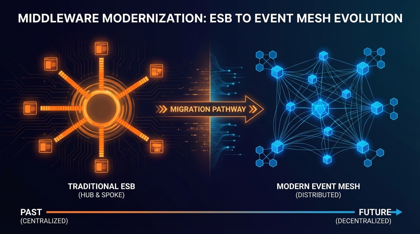 Middleware-Modernisierung: Von ESB zu Event Mesh