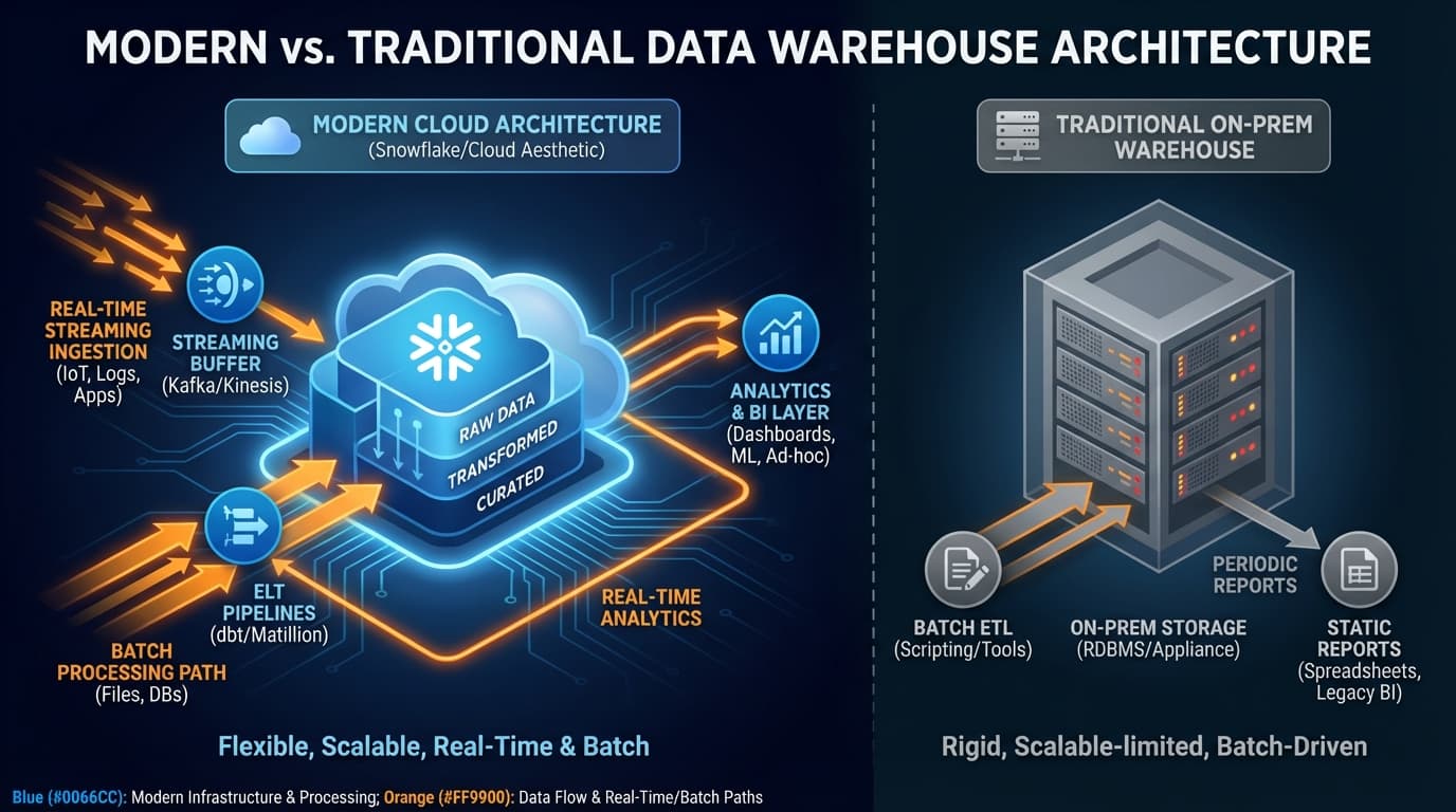 Modern Data Warehousing: Beyond the Traditional Approach