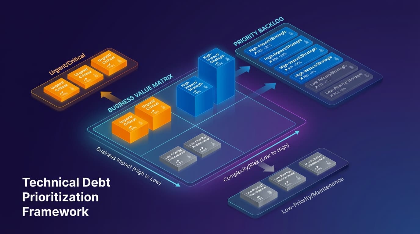 How to Prioritize Technical Debt: The Business Value Framework