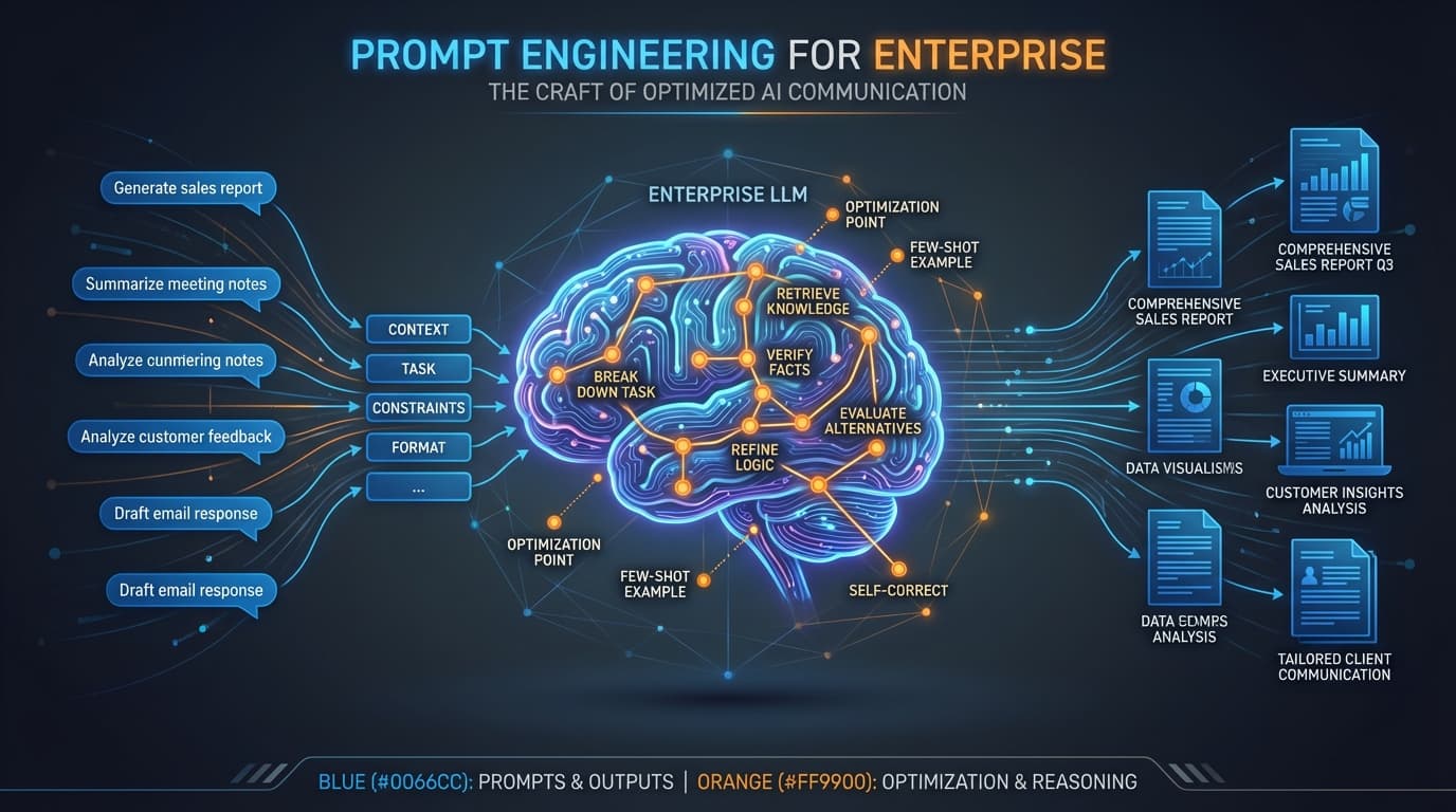 Prompt Engineering für Unternehmen: Jenseits von "Schreiben Sie bessere Prompts"