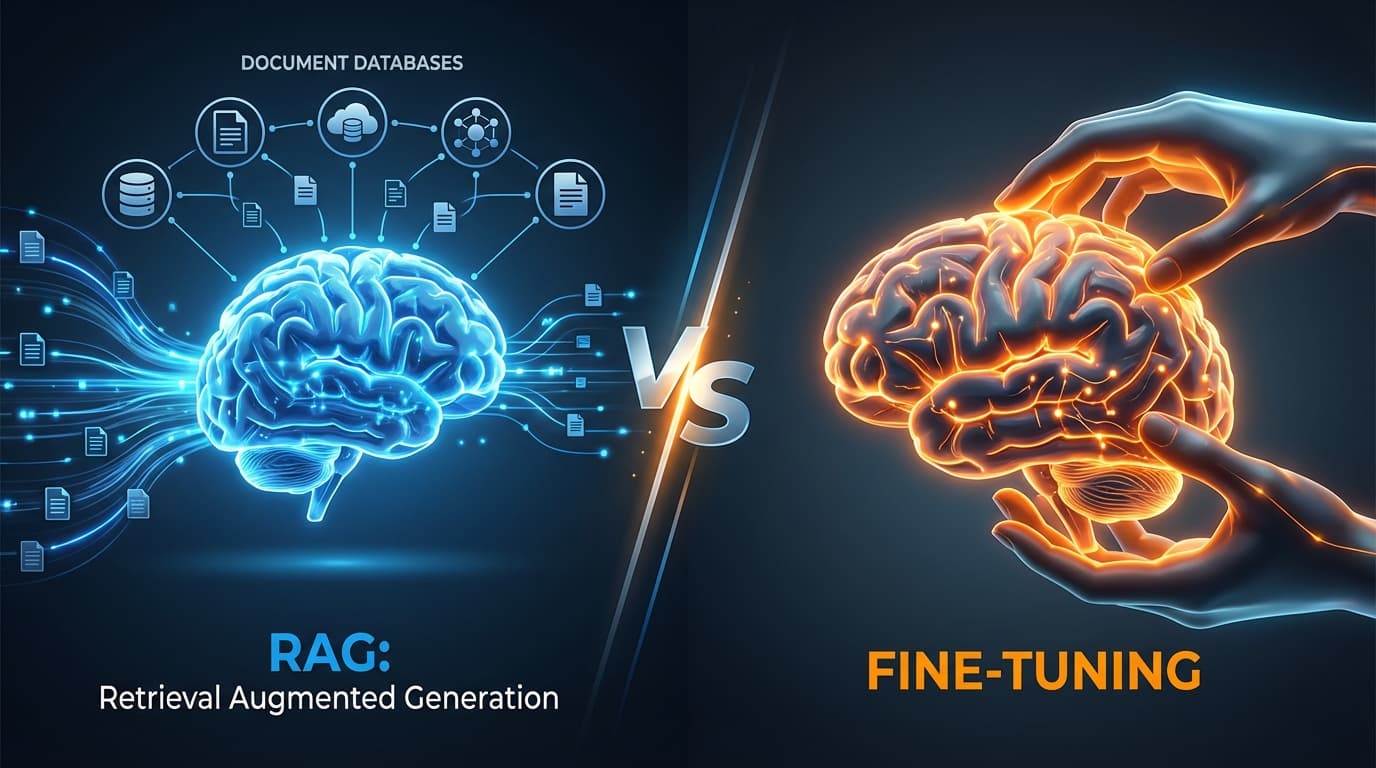 RAG vs Fine-Tuning: Den richtigen KI-Ansatz für Ihr Unternehmen wählen