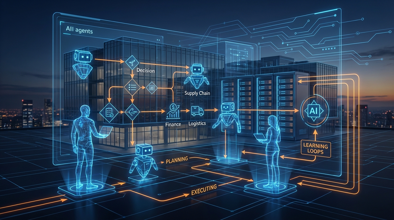 AI Agents in Enterprise: Beyond Chatbots to Autonomous Systems | LuminaByte