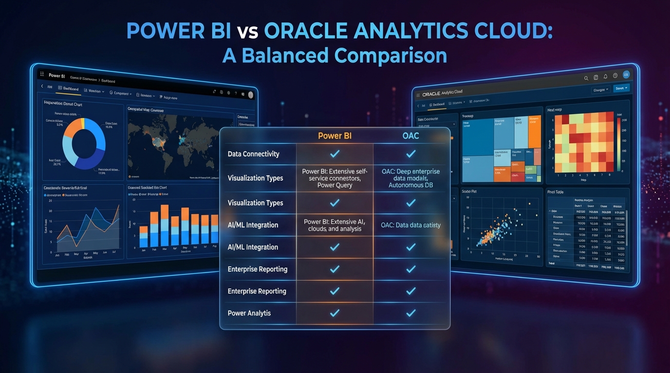 Power BI vs. Oracle Analytics: ehrlicher Vergleich | LuminaByte